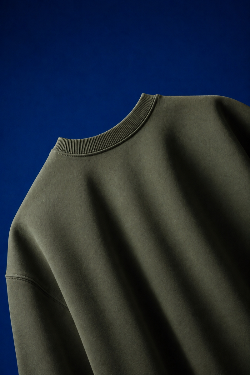 Olive Green & Wine - 2-Pack Oversized T-Shirts (240 GSM)