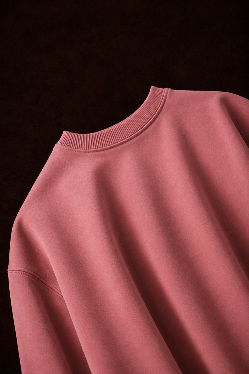 Onion Pink & Airforce Blue - 2-Pack Oversized T-Shirts (240 GSM)