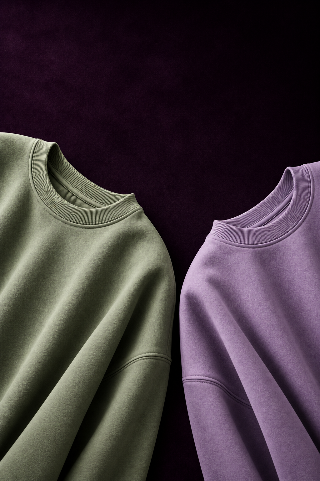 Pista & Lavender - 2-Pack Oversized T-Shirts (240 GSM)
